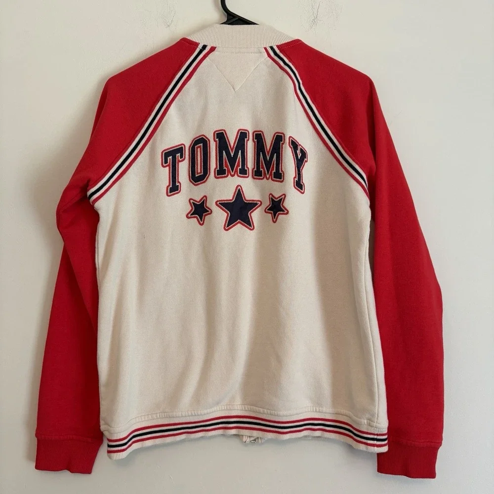 Tommy Hilfiger Varsity Jacket Zipper Sport‎ Baseball Letterman Bomber Wonyoung M